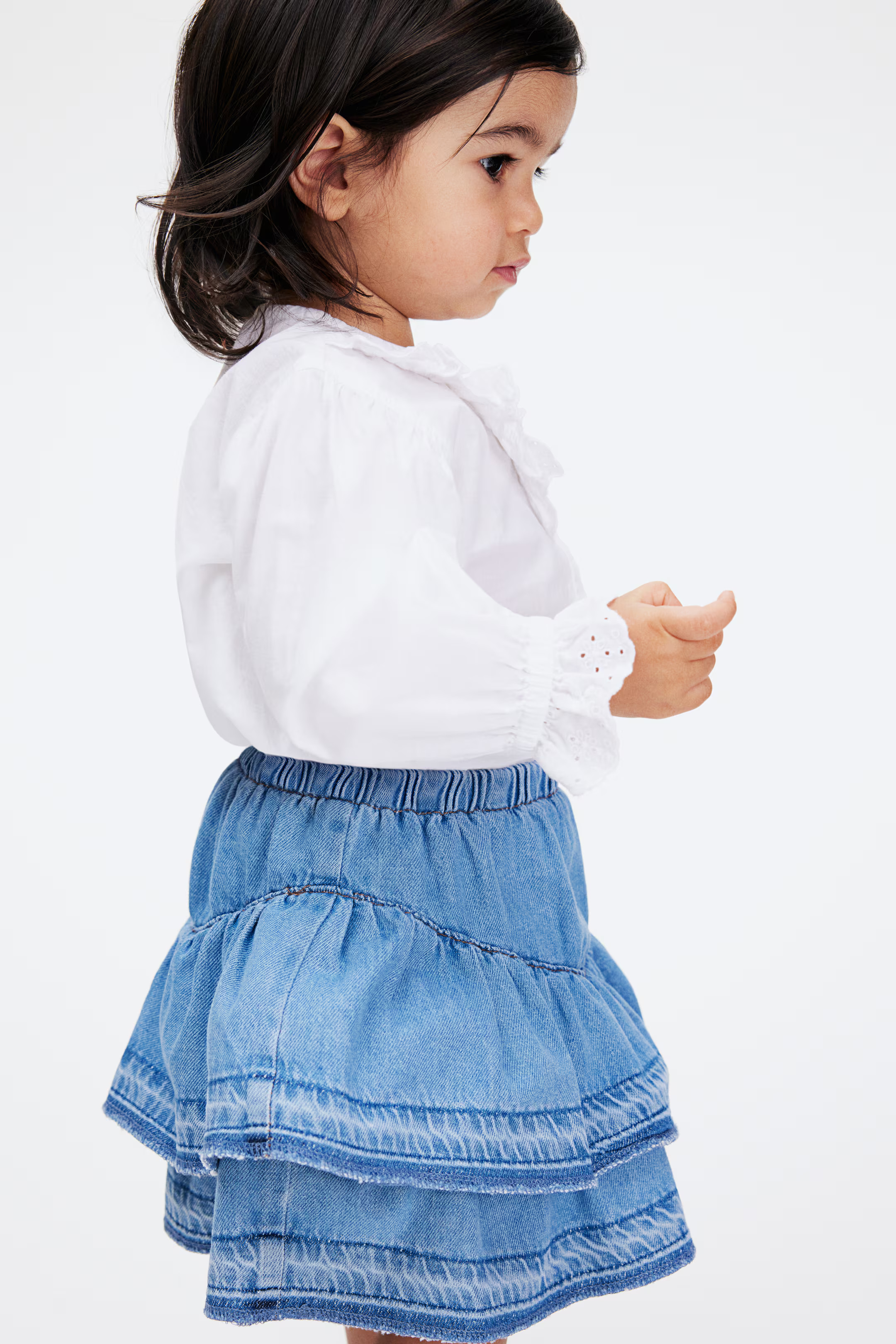 Ruffle-Detail Cotton Blouse | H&M (US + CA)