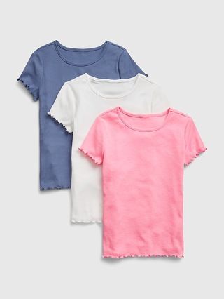 Kids Ribbed T-Shirt (3-Pack) | Gap (US)