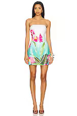 Runaway The Label Ibiza Mini Dress in Nalani Print from Revolve.com | Revolve Clothing (Global)