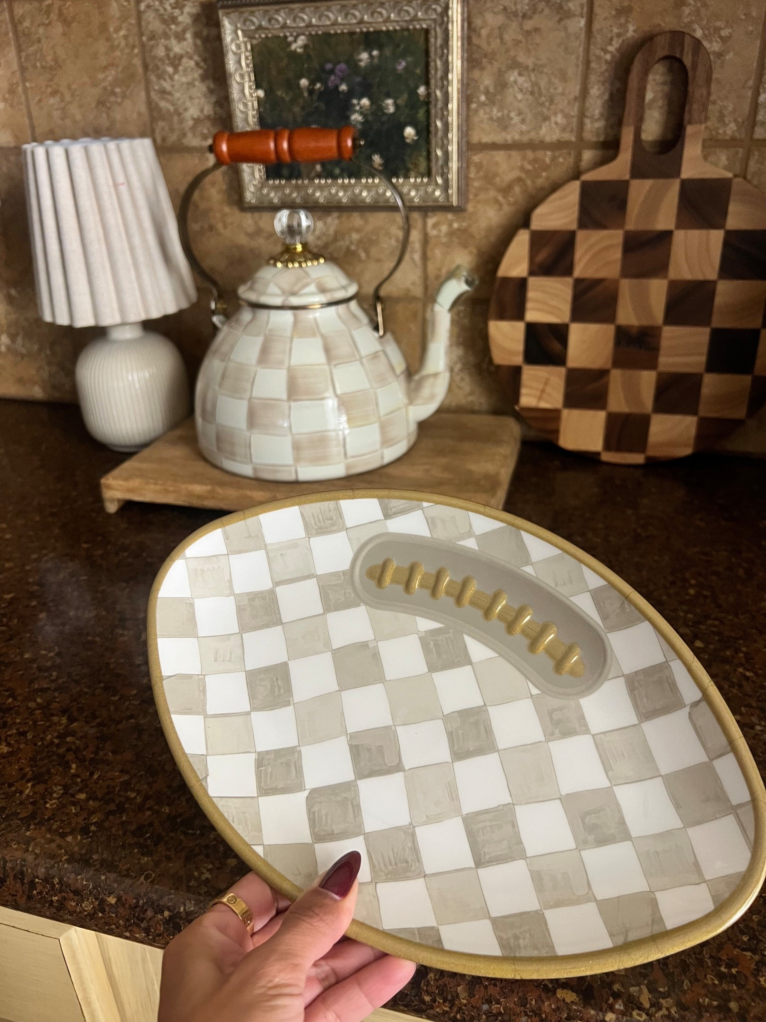 Football season has started and that means get your snacks ready! This cute football try goes perfect with my kitchen theme! Going to load some chips & guac onto here! 

#LTKHome