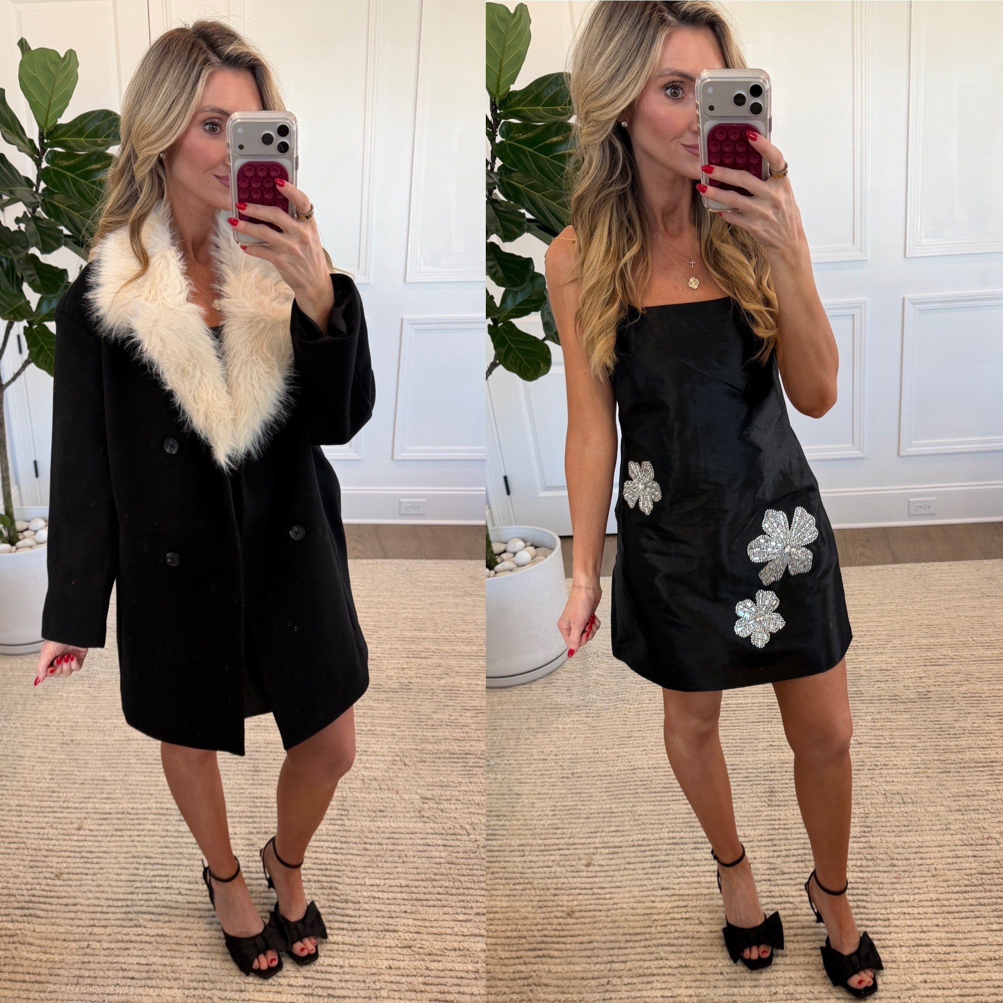 Run!!! Back in stock! The most gorgeous coat and dress! That look expensive but isn’t 

#LTKFindsUnder50 #LTKFindsUnder100 #LTKHoliday