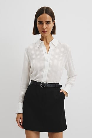 Self Stripe Shirt | Country Road