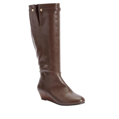 Comfortview The Ellington Wide Calf Boot - 9 1/2 M, Dark Brown (Wide Widths Available) | Target