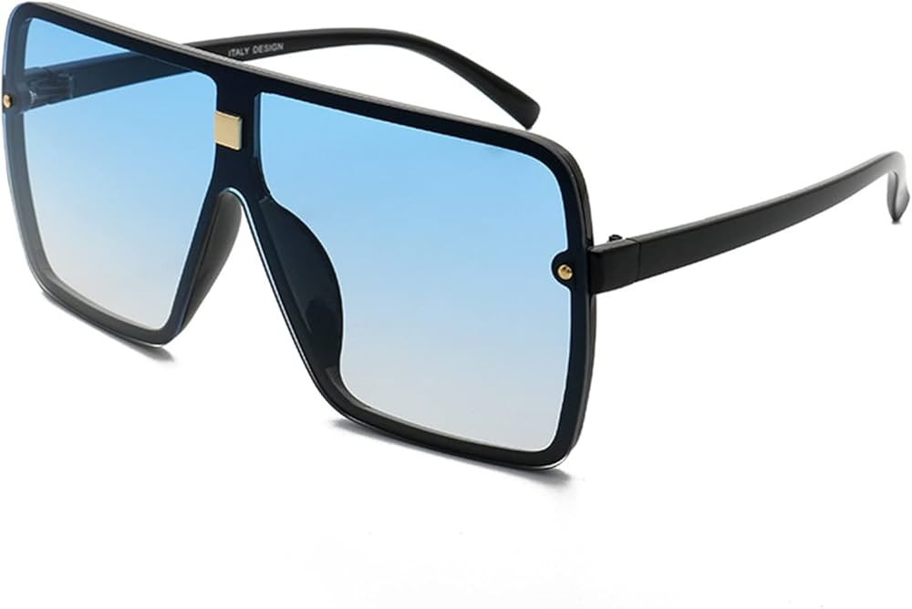 Xinxin Oversized Frame Men's and Women's Street Sunglasses, Outdoor Holiday Sunshade Glasses (Col... | Amazon (US)