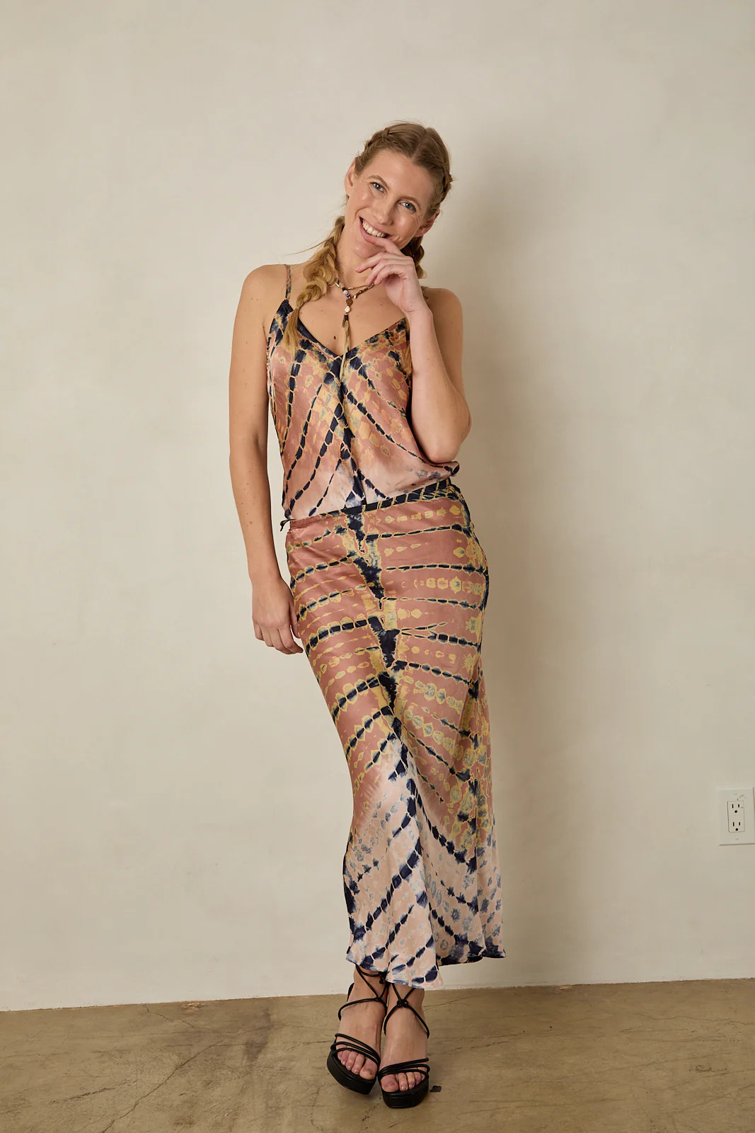 Skye Eco Satin Bias Cami | River + Sky California