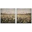 SIGNFORD Framed Canvas Print Wall Art Set Minimalist Line Patterns on Textured Background Modern ... | Amazon (US)