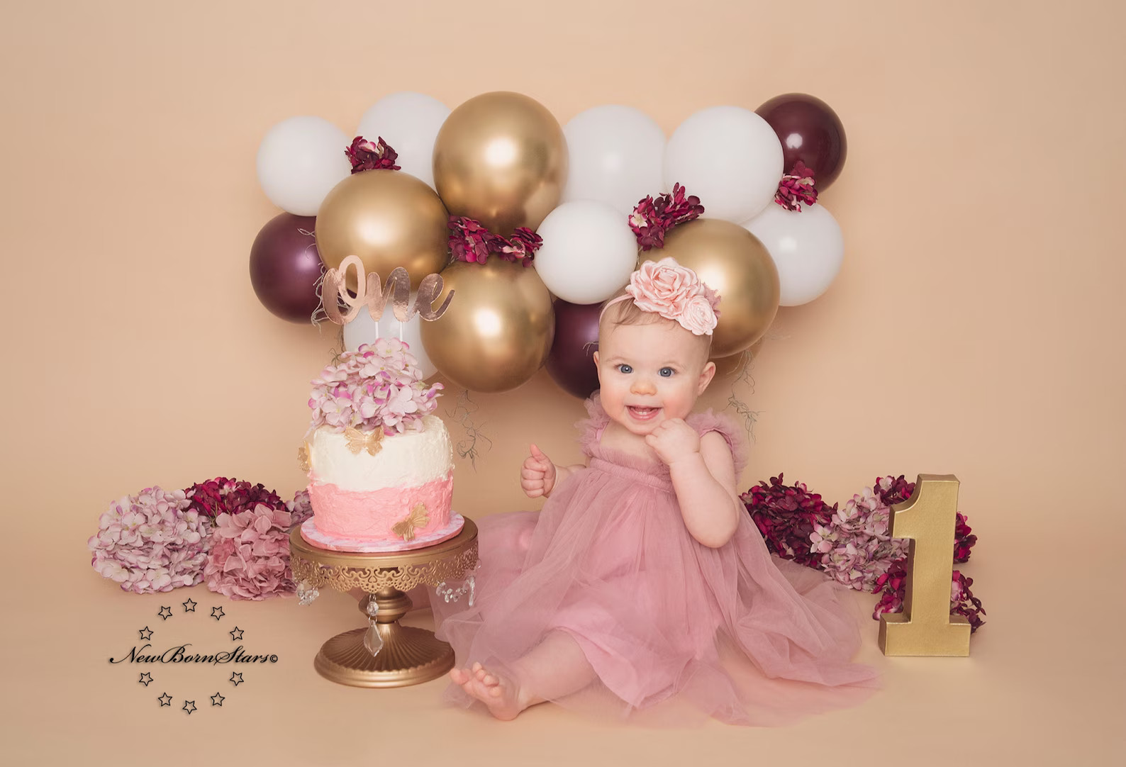 Dusty Rose Dressdusty Rose Sitter Outfitboho Cake Smash | Etsy | Etsy (US)