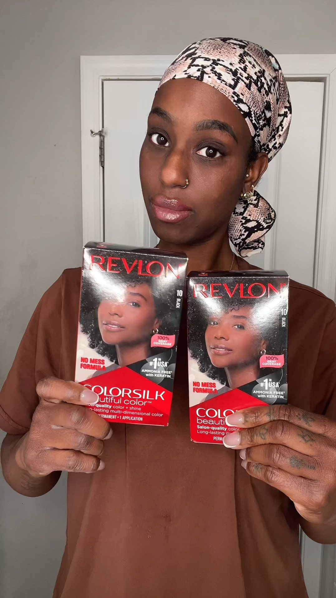 Retouching my jet black hair with box dye because it is so super easy and I am lazy lol... and affordable. Even though the price of this brand has increased (inflation 😫) I actually use this brand to dye my extensions never on my real hair! So I am very interested to see how long it lasts and holds up. Let's not forget about my girl on the box 😍😍!! #jetblackhairdye #revlonhaircolor

#LTKStyleTip #LTKBeauty
