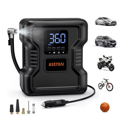AstroAI 150 PSI Tire Inflator, Car Tire Air Pump Air Compressor 12V DC Black | Target