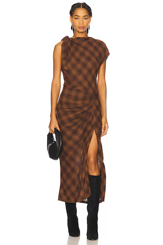 Isabel Marant Etoile Naerys Dress in Dark Bronze from Revolve.com | Revolve Clothing (Global)