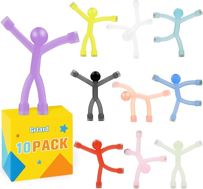 Grtard 10 Pack Magnetic People Figures, Colorful Humanoid Magnetic Men, Fridge Cute Magnet Men fo... | Amazon (US)