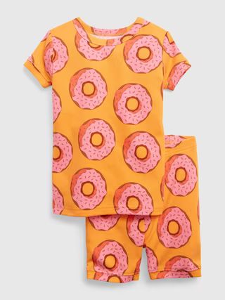 babyGap 100% Organic Cotton Donut PJ Shorts Set | Gap (US)