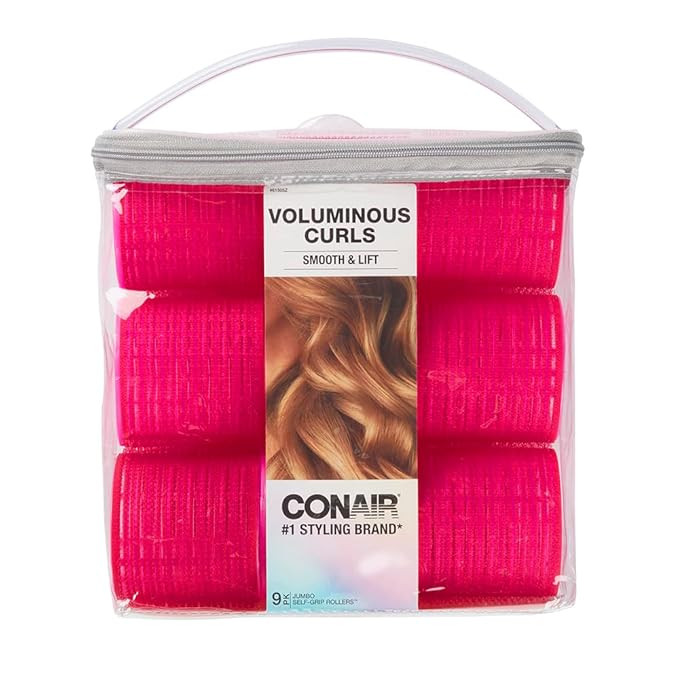 Conair Heatless Curls - Extra Large Hair Rollers - heatless overnight curlers for long lengths - ... | Amazon (US)