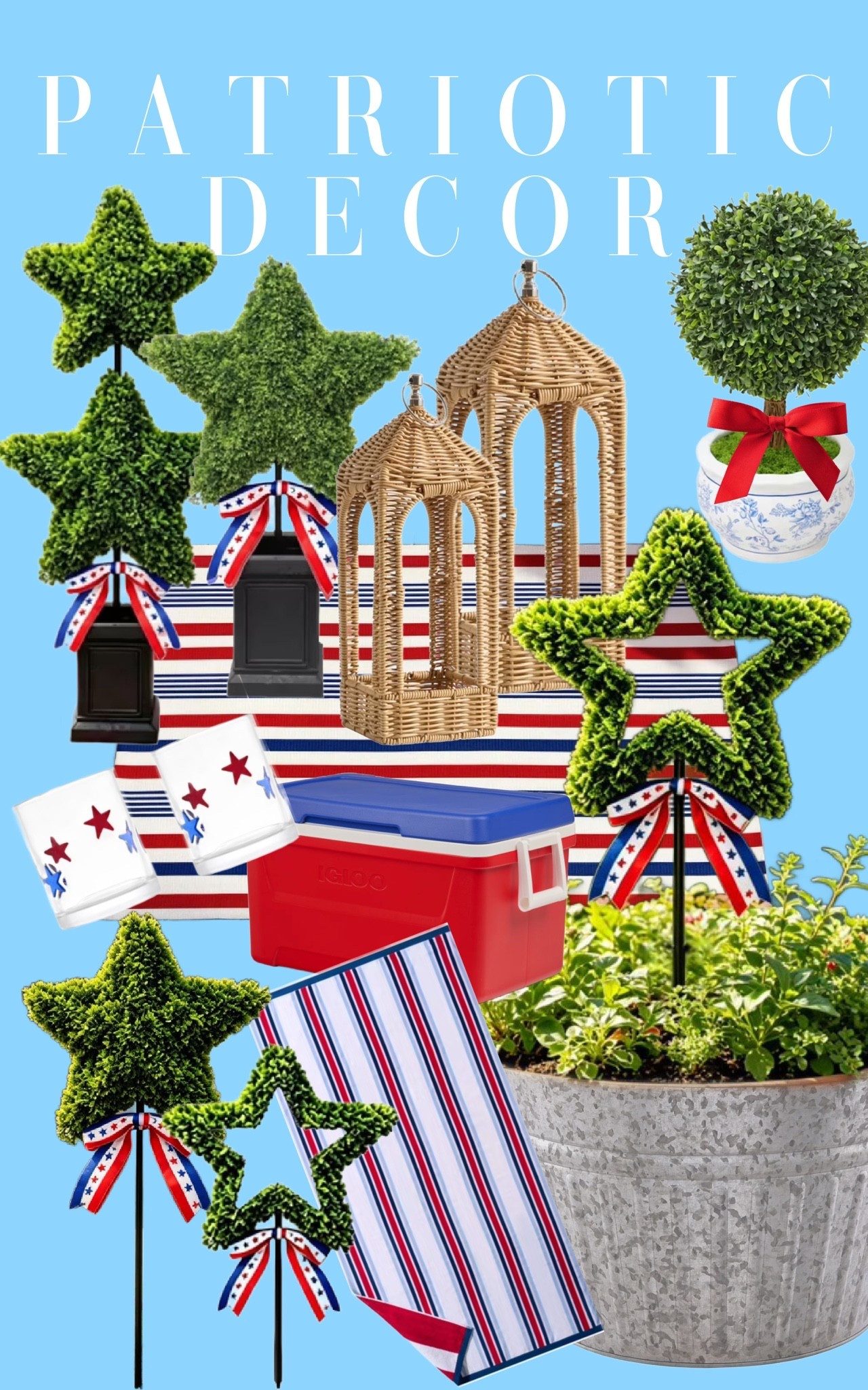 July 4th Patriotic decor

#LTKSeasonal #LTKHome