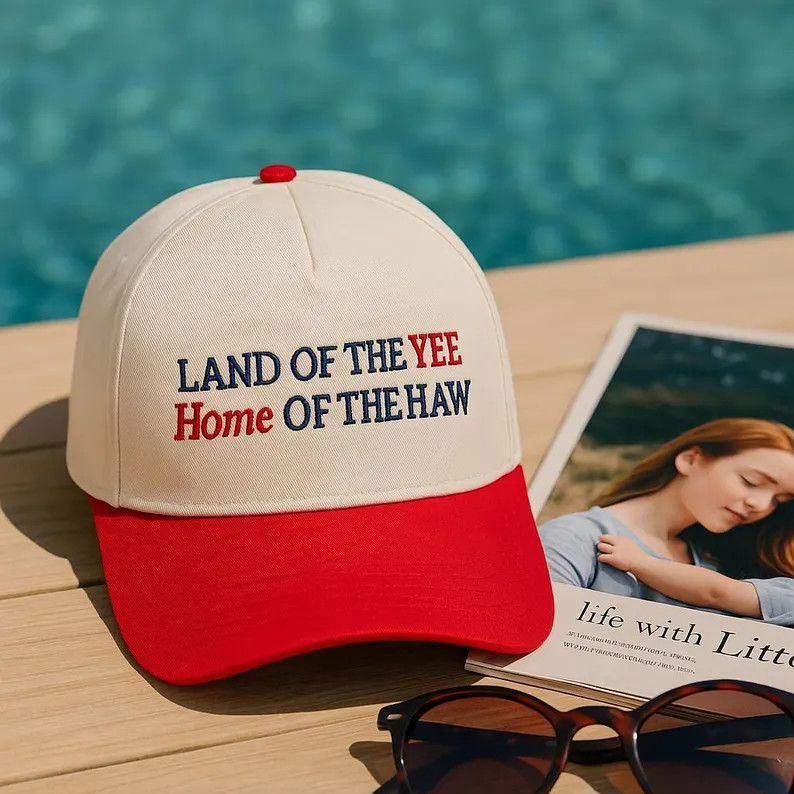 Land of the Yee Home of the Haw Embroidered Hat - Etsy | Etsy (US)