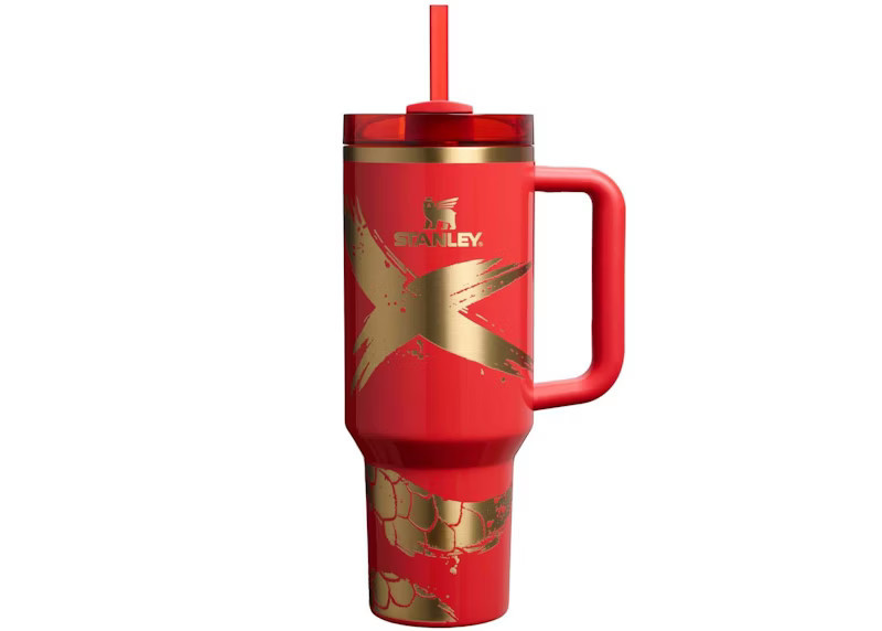 Stanley The Lunar New Year Flowstate Quencher 40oz Tumbler in Lunar Red | StockX