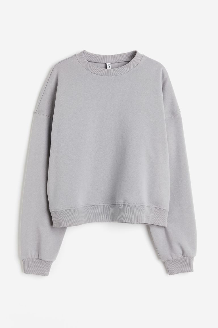 Sweatshirt - Light gray - Ladies | H&M US | H&M (US + CA)