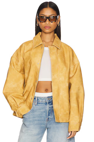 LIONESS Kenny Bomber in Mustard from Revolve.com | Revolve Clothing (Global)