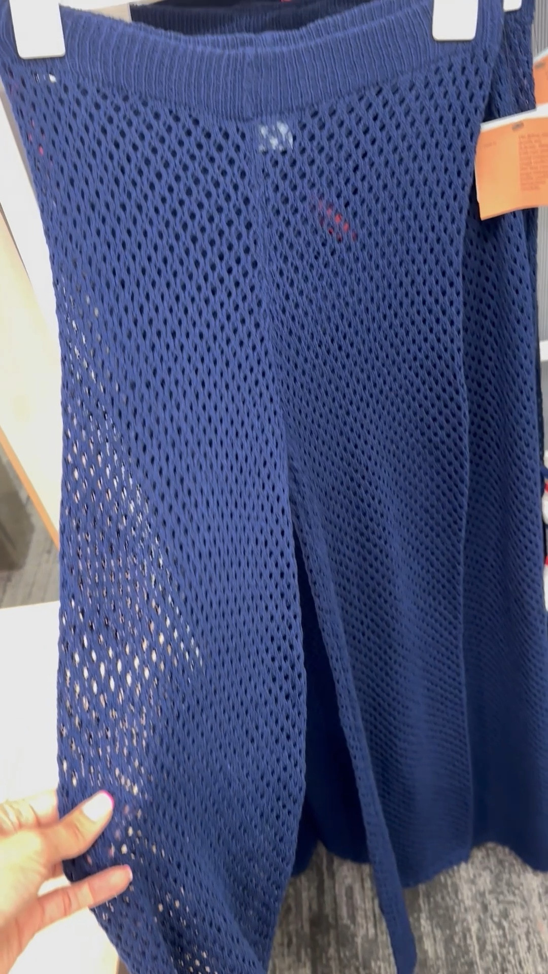 Layer these crochet cover- up pants over your swim bottoms for an effortlessly chic look. 