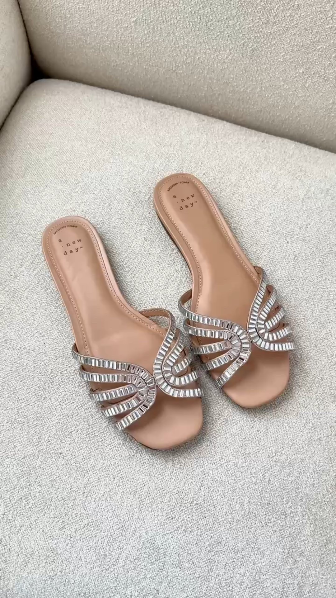 New spring shoes from Target! Summer shoes. Summer sandals. Sparkly slide sandals. Resort outfit. Wedding guest shoes. Wedding guest. Resort wear. Vacation outfits. These are TTS for me. 


#LTKTravel #LTKWedding #LTKootd