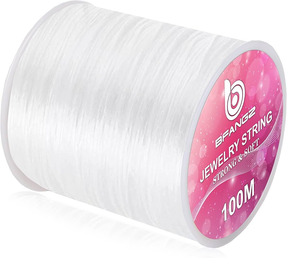 Stretchy String for Bracelets,1mm 100M Elastic Bracelet String Cord Stretch Bead Cord for Jewelry... | Amazon (US)