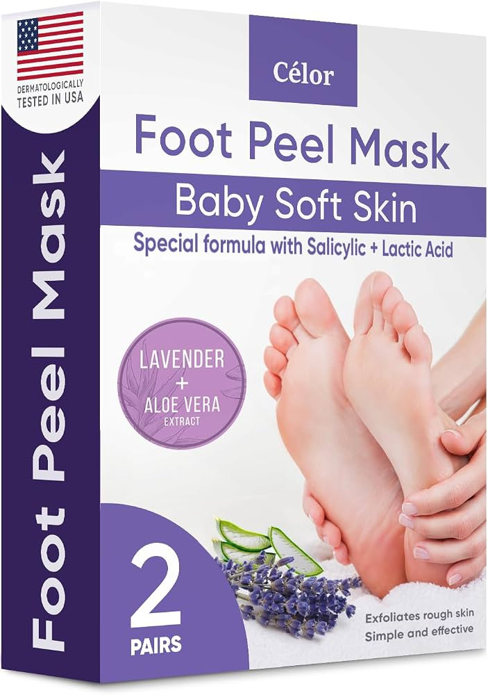 Foot Peeling Mask | Skin Care Pedicure Foot spa - Foot Mask & Foot Callus Remover with Aloe Vera ... | Amazon (US)