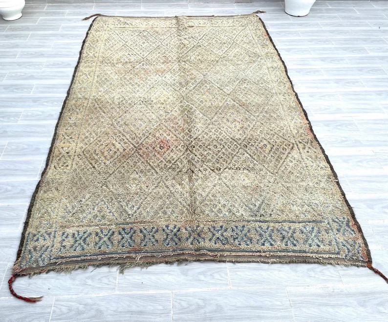 Moroccan Vintage Rug Beni Mguild Rug  Boho Rug Authentic | Etsy | Etsy (US)