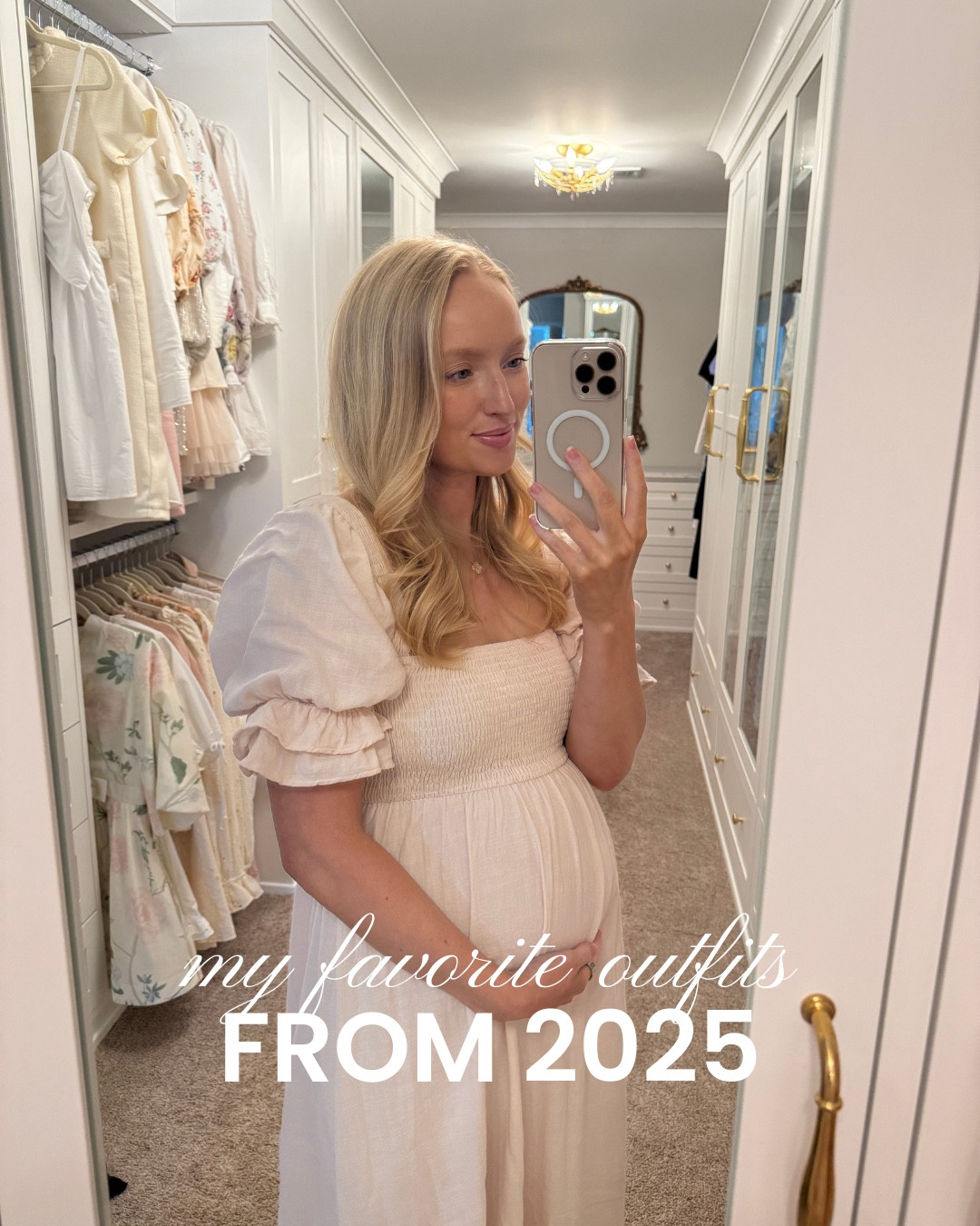 My favorite outfits from each month of 2025! From my chicest looks to pregnancy style and postpartum outfits. A little recap of how my style evolved through every season and stage this year. 

#LTKgrwm #LTKootd #LTKSeasonal