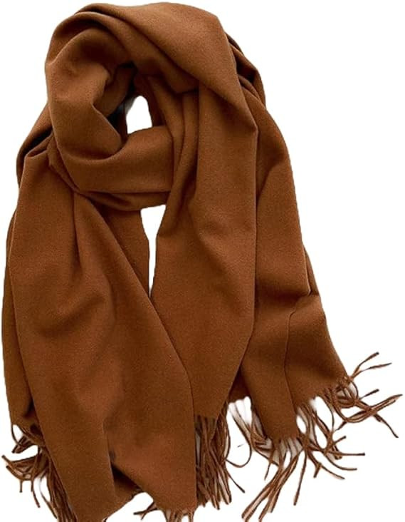 Luxe Wrap Cashmere Feel Winter Scarf For Women Ultimate Comfort Elegance Flights Soft Cozy Travel | Amazon (US)