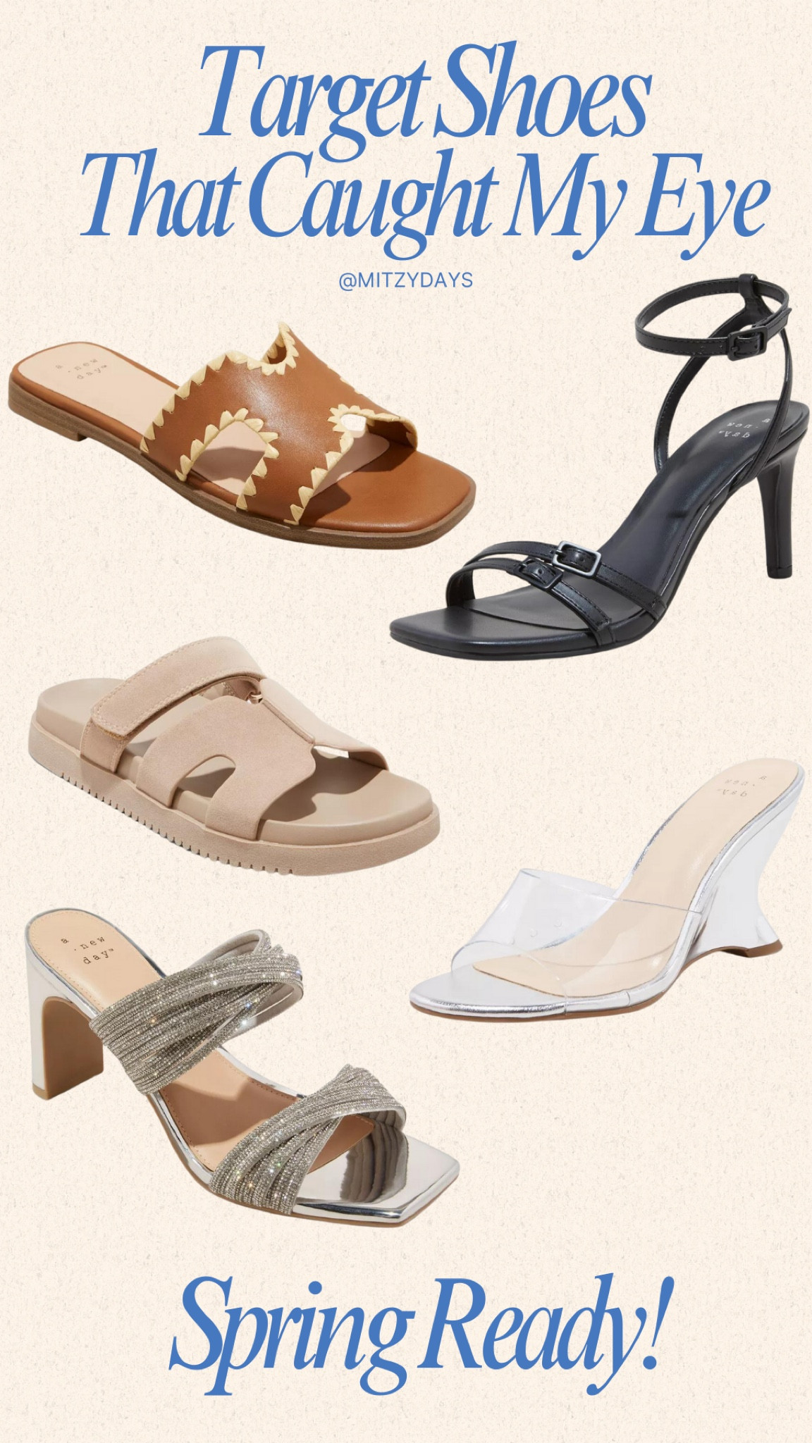 shoes from Target are absolutely adorable! Especially for those sunny spring days when you need a cute outfit for work or a wedding. I mean, have you seen their latest collection? It's truly amazing!

Work | Sandals | Heels | spring outfits | Target 

#LTKxTarget #LTKshoecrush #LTKfindsunder50