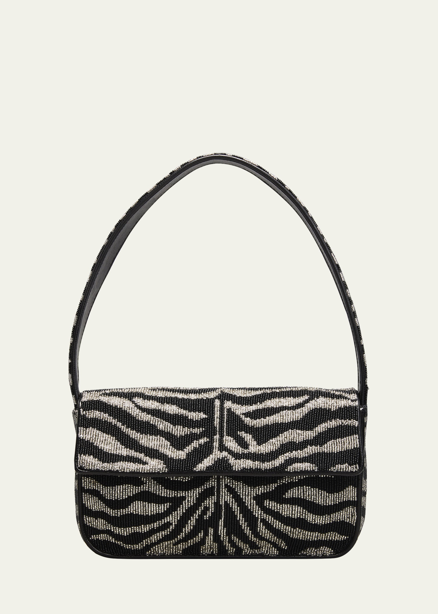 Staud Tommy Two-Tone Beaded Shoulder Bag | Bergdorf Goodman