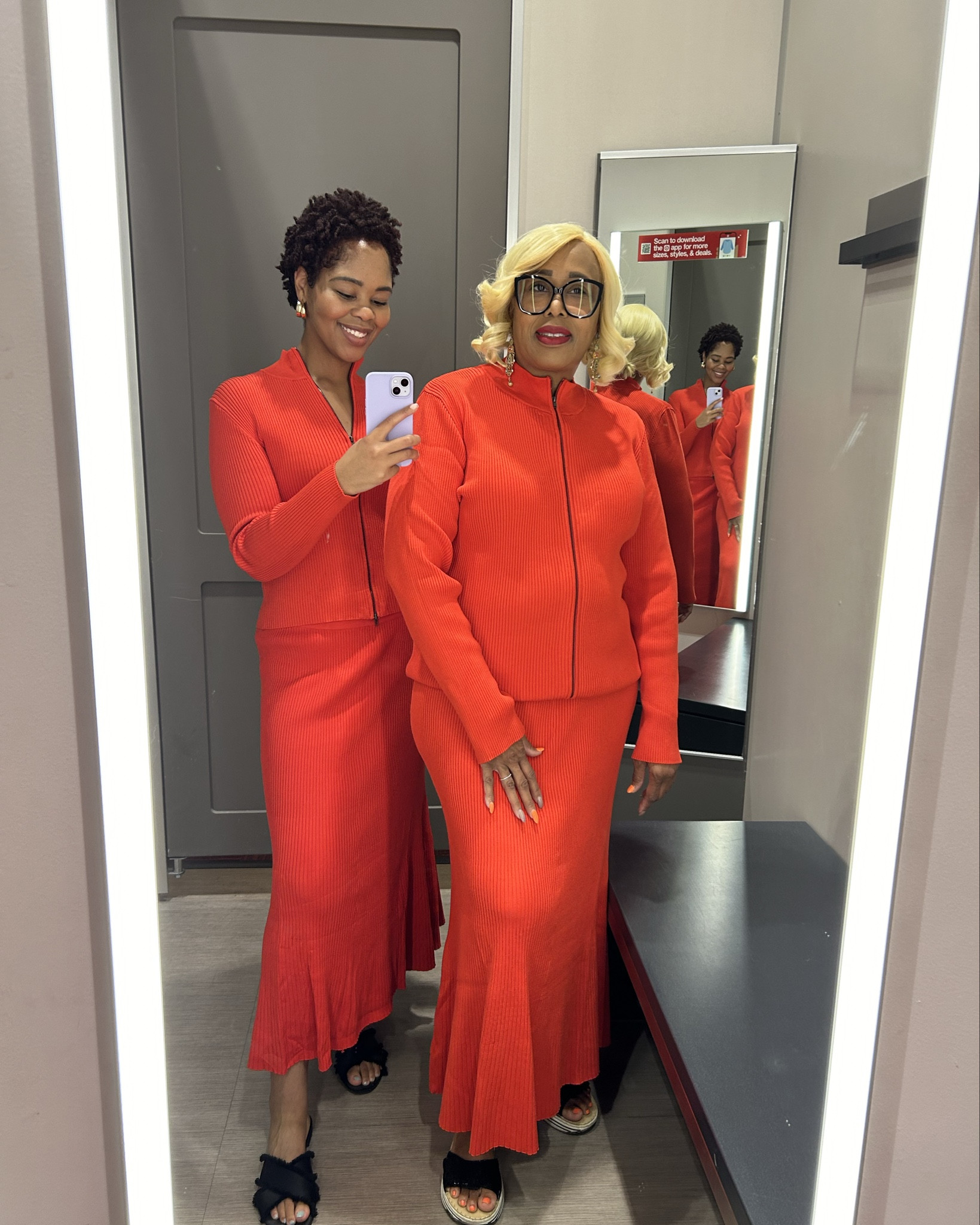 Showcasing this set on different body types 👏🏽 (I’m a size 10/ 12 and my mom is a 14/16) 

#LTKPlusSize #LTKMidsize #LTKOver40