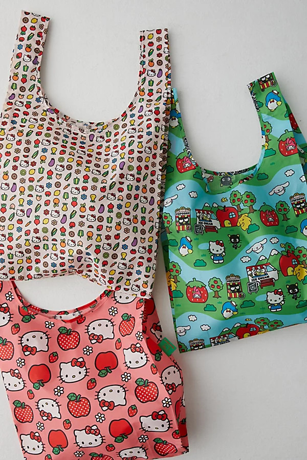 BAGGU Standard Reusable Tote Bag - Set Of 3 | Urban Outfitters (US and RoW)