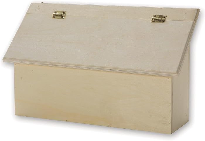 S&S Worldwide Unfinished Wood Letter Box for crafting | Amazon (US)