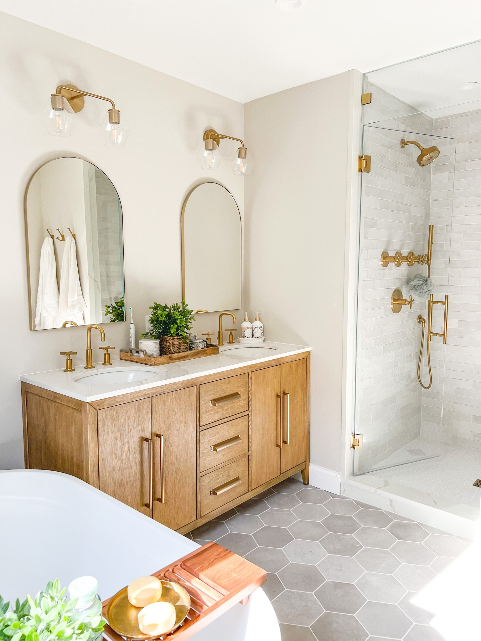 Primary Bathroom Remodel of my Dreams 

#LTKhome #LTKSale #LTKSeasonal