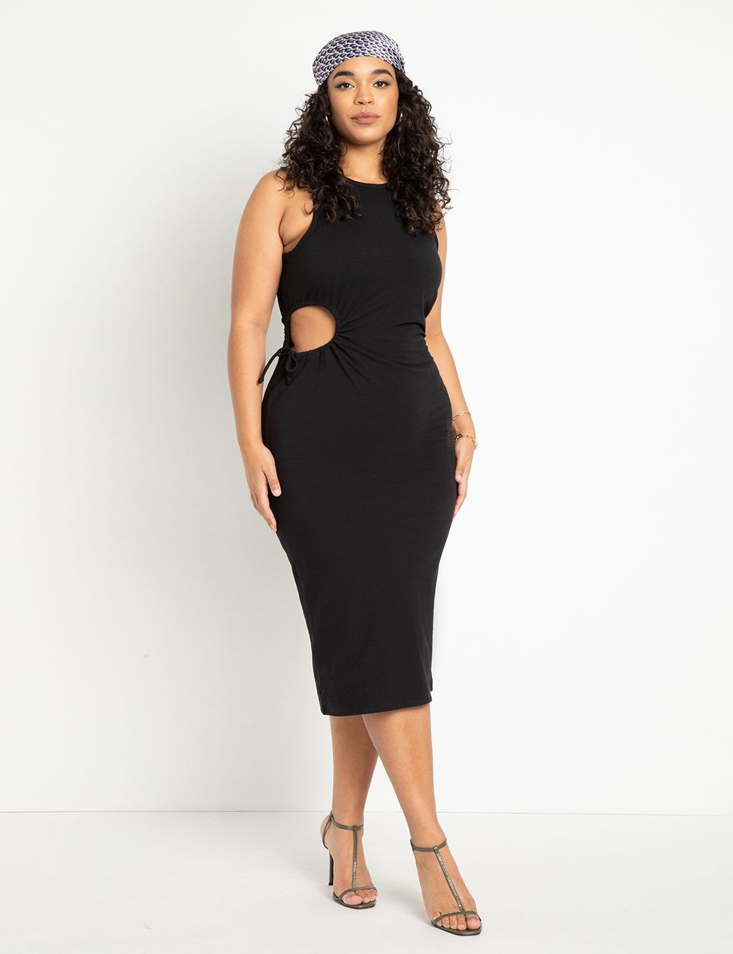 Knit Dress With Cutout Detail | Women's Plus Size Dresses | ELOQUII | Eloquii