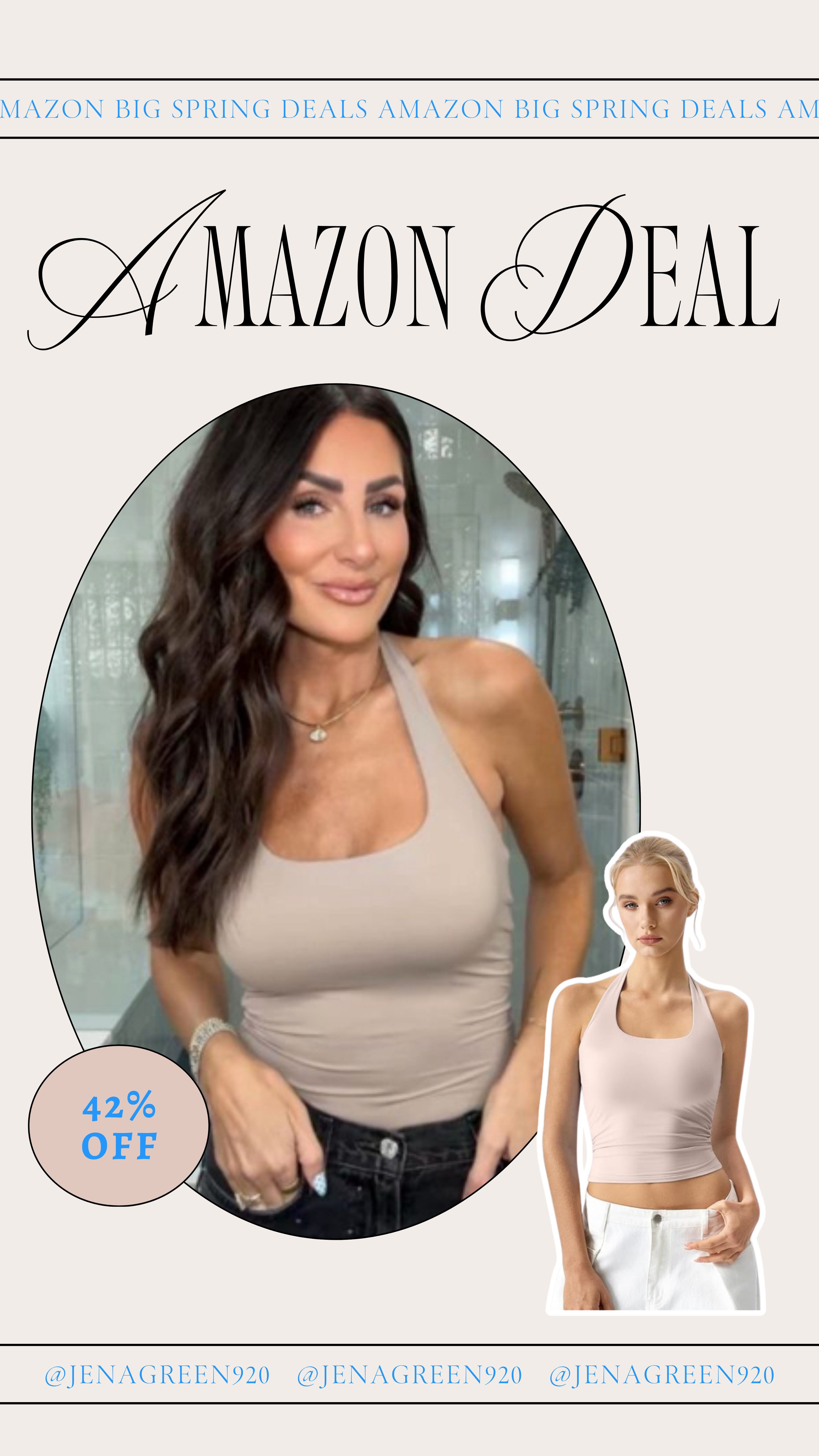 Halter Tank Top | Halter Top | Amazon Big Spring Deal 

 #LTKootd #LTKSeasonal #LTKSaleAlert