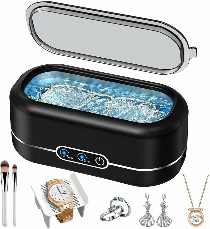 Miorcols Ultrasonic Jewelry Cleaner, 48KHz Jewelry Ultrasonic Cleaner Machine for All Jewelry, Gl... | Amazon (US)