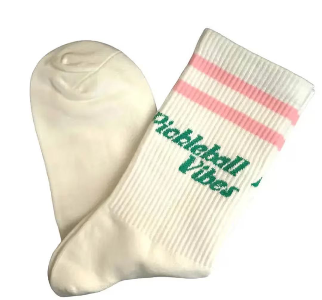 Pickleball Socks - Old School Tube Socks, Vintage Socks, Striped Socks, Pickleball Gift | Etsy (US)