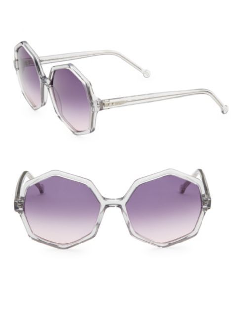 Colors in Optics - Farrah Hexagon Sunglasses | Saks Fifth Avenue