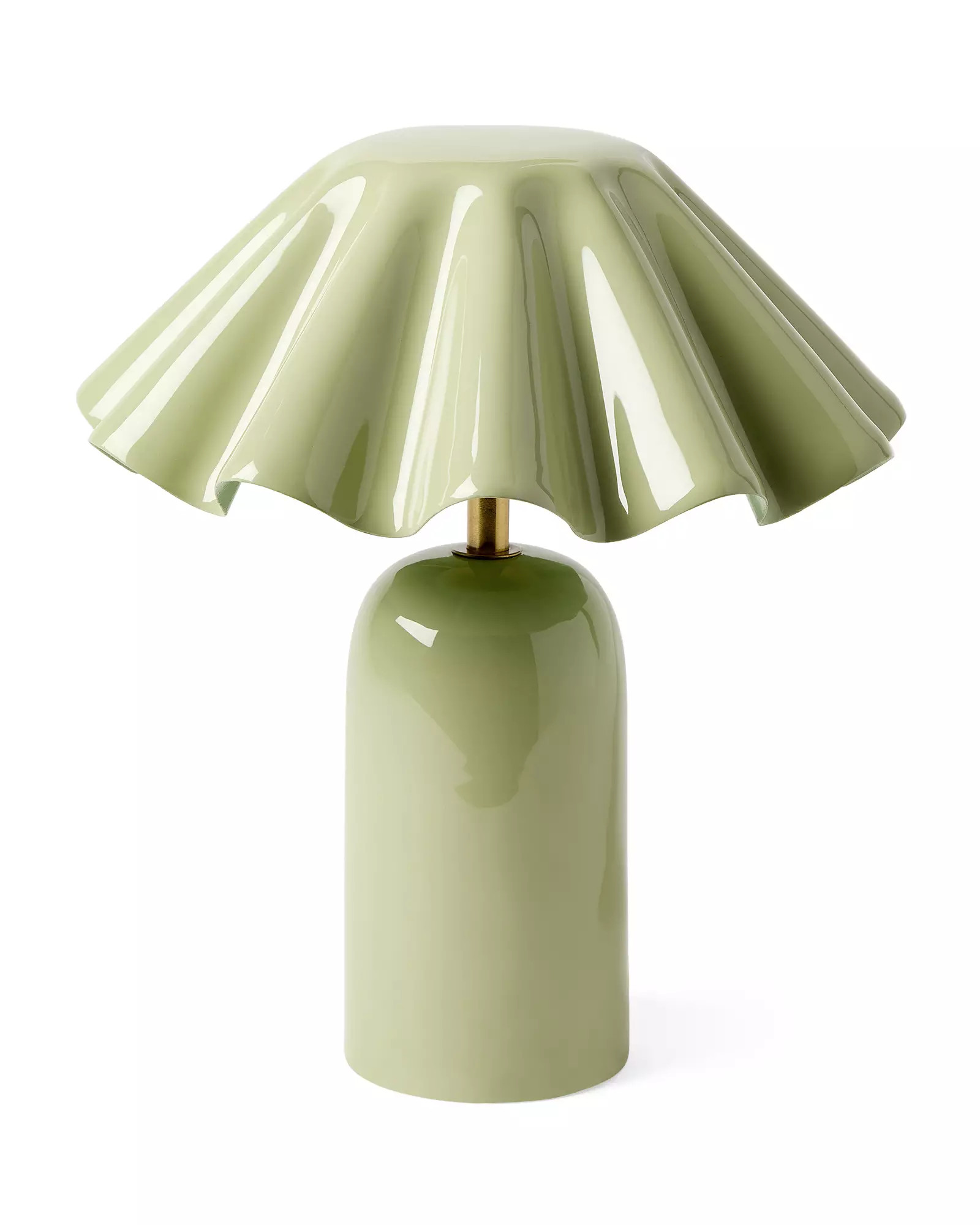 Brooks Fluted Cordless Table Lamp | Serena and Lily