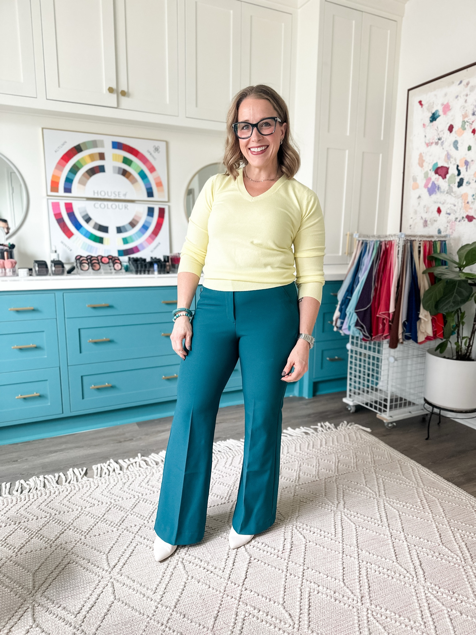 Primrose and sea green work outfit combo! Sweater is from MYELLEMENT BOUTIQUE. Use code HOCMAGAN for 10% off. 

#houseofcolour #hoc #houseofcolourpflugerville #houseofcolourusa #coloranalysis #houseofcolouraustin #hocsummer 

#LTKFindsUnder100 #LTKWorkwear #LTKStyleTip