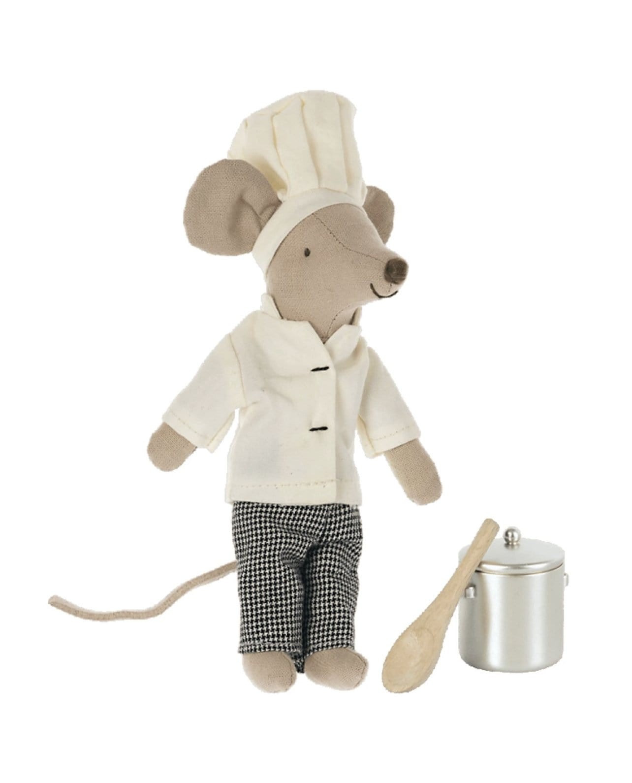 chef mouse with soup pot and spoon | Ellifox