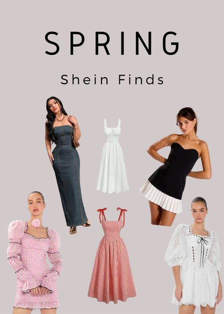 Just got these cute affordable dresses in from shein and I think they are all so cute. All different vibes and aesthetics, a little bit of girly, a little bit of edgy and all just stunning 

#LTKstyletip #LTKfindsunder50 #LTKSeasonal