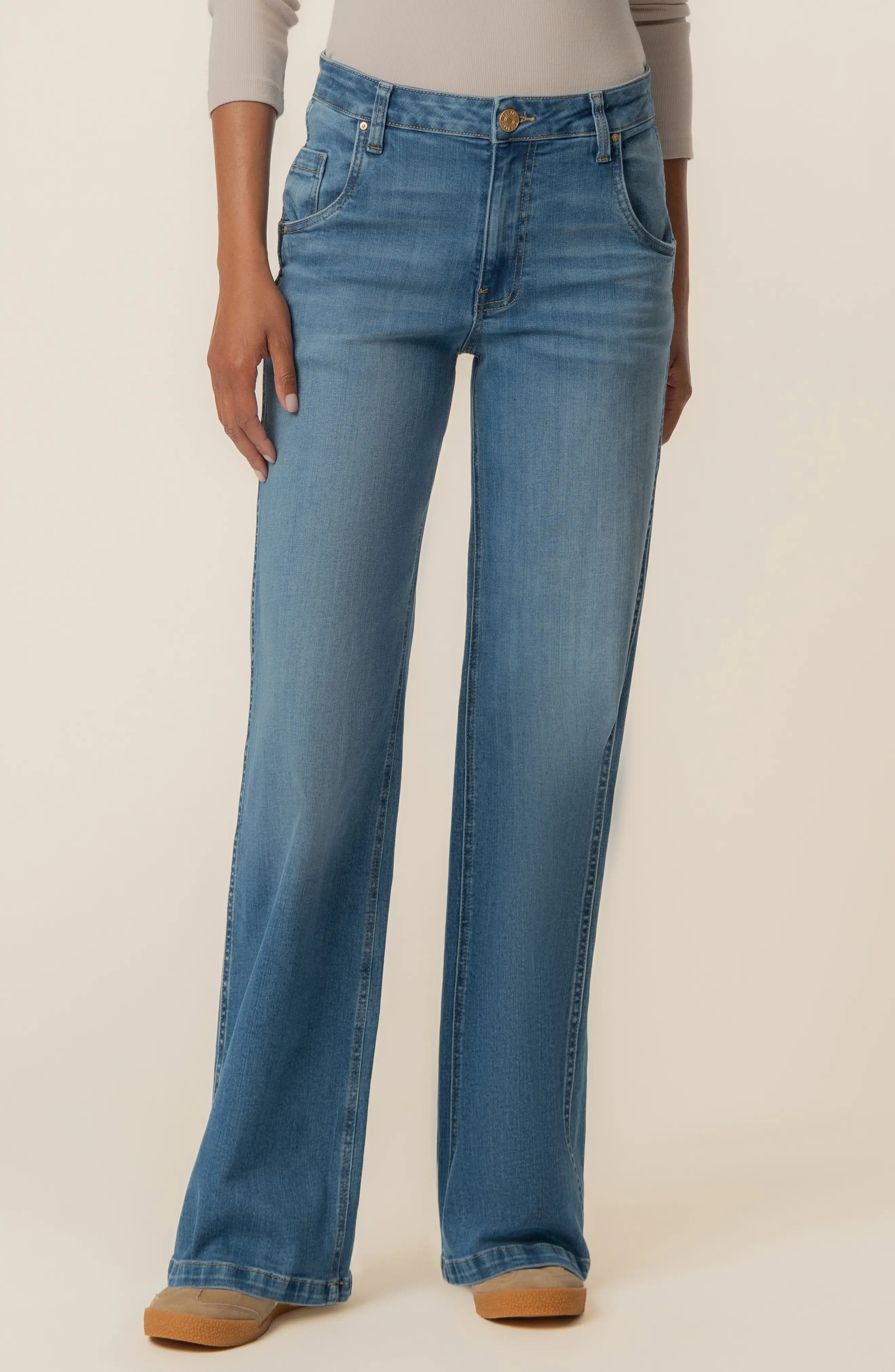 KUT from the Kloth The Jean High Waist Wide Leg Jeans (Women) | Nordstrom | Nordstrom