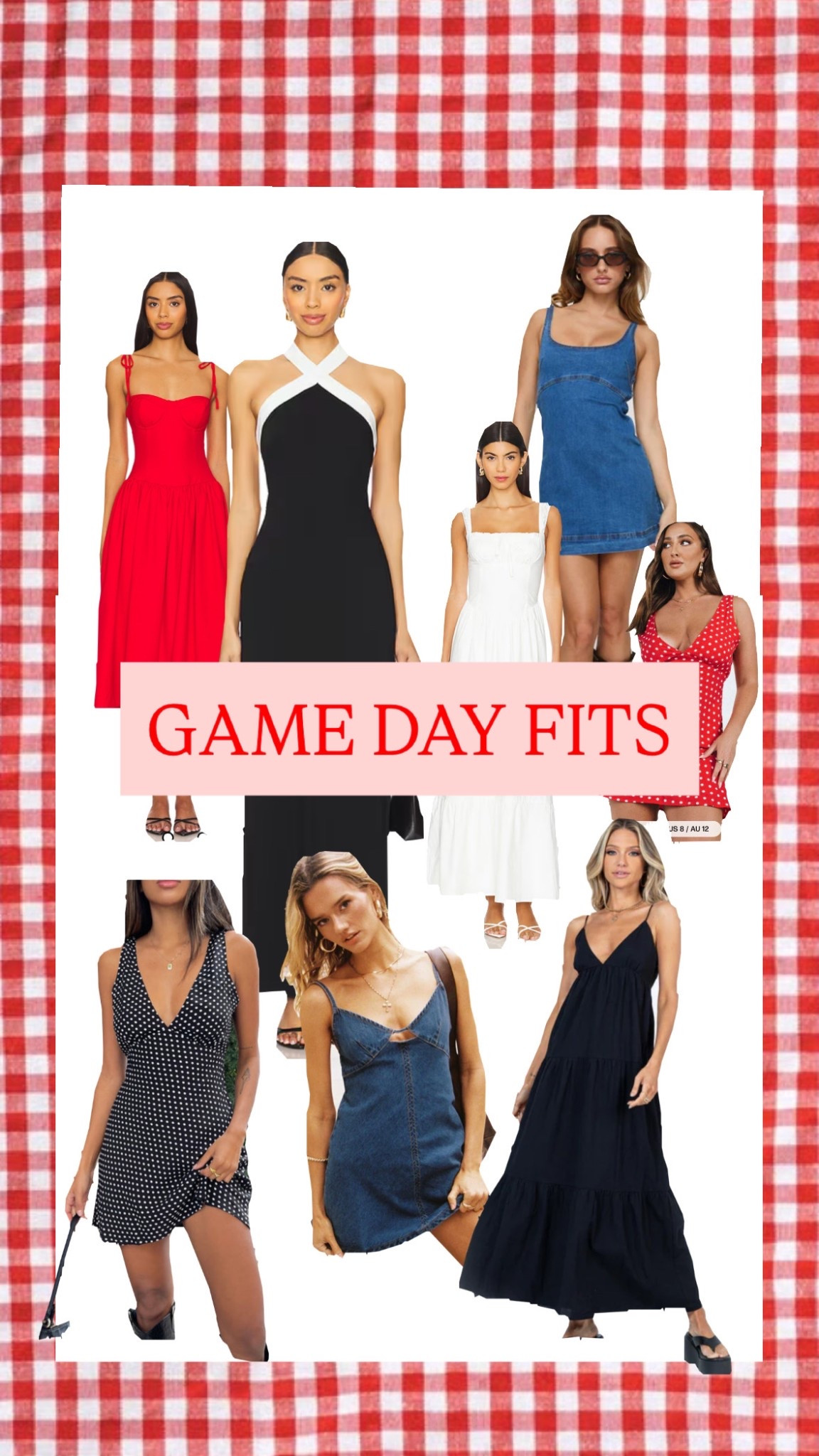 Game day outfits, red and white outfits, black maxi dresses, white maxi dresses, Georgia game day fits, North Carolina state game day fits, Alabama game day outfits, summer outfits, college outfits, college dresses, 

#LTKStyleTip #LTKSummerEdit #LTKParties