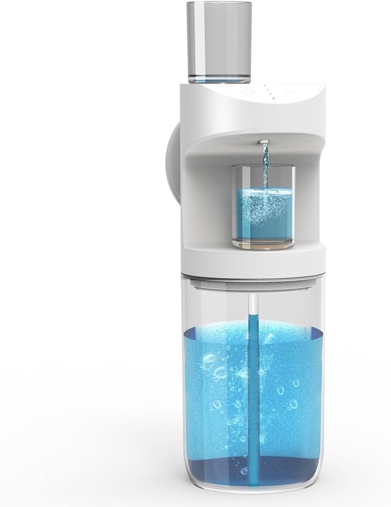 Automatic Mouthwash Dispenser, 550ml (19.35 Oz) Mouthwash Dispenser for Bathroom with Magnetic Cu... | Amazon (US)
