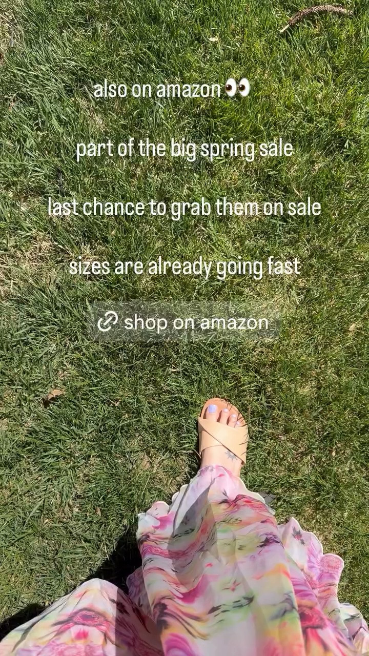 also on amazon 👀

	part of the big spring sale

	last chance to grab them on sale

	sizes are already going fast