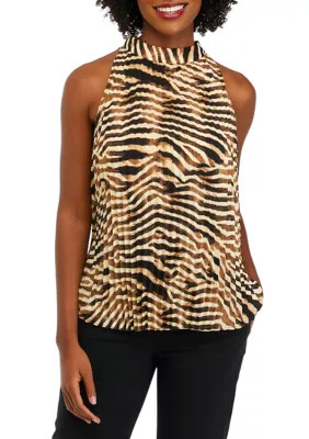DKNY Women's Sleeveless Mock Neck Printed Top | Belk