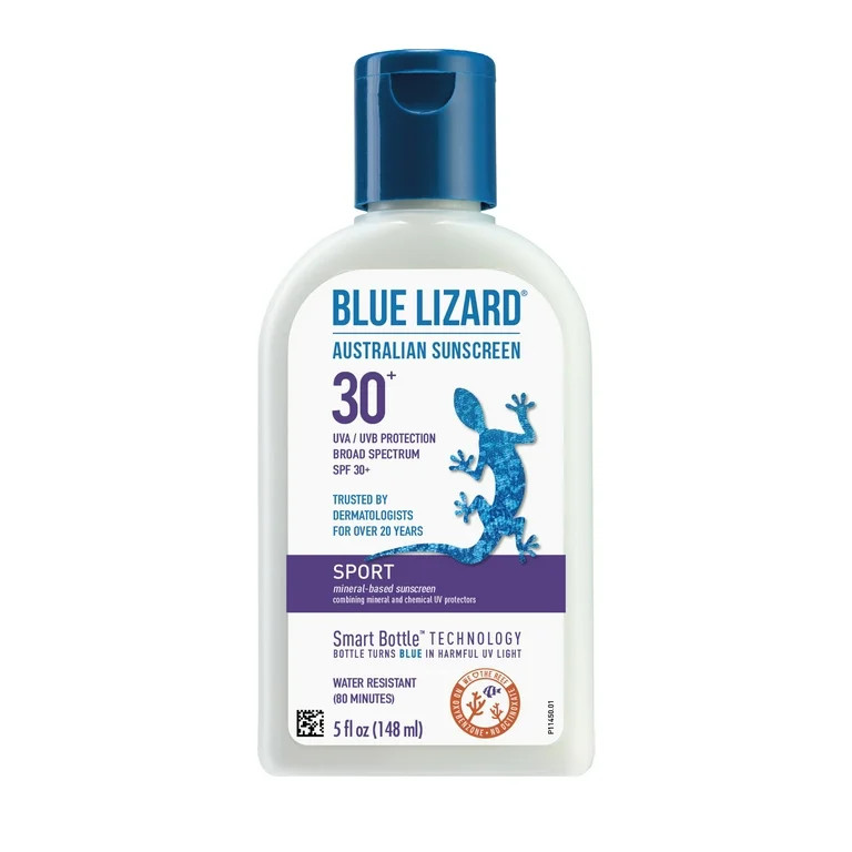 Blue Lizard Australian Sunscreen - Sport, SPF 30+, 5 fl oz | Walmart (US)